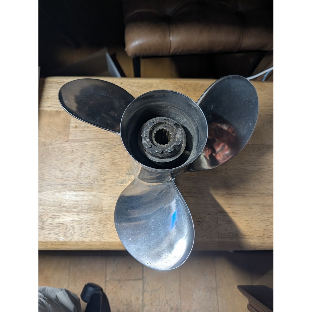 Johnson Evinrude OMC Stainless Steel 3-Blade Propeller 13 x 19 SSP 619 II U